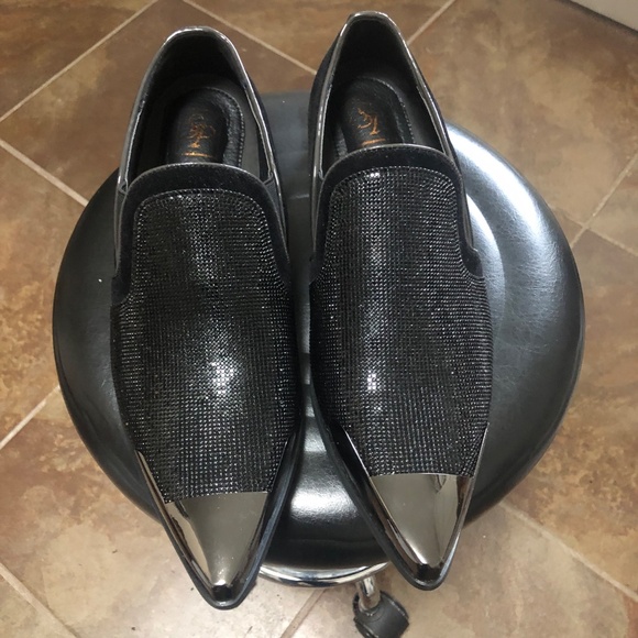 PS Black Sequin Gun Meadow Toe - 52